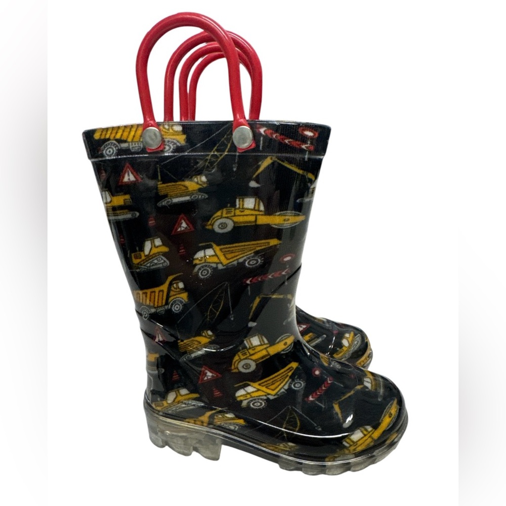 Construction Boots Boys Rain-boots  Size 5